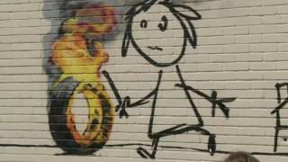 Street Artist Banksy Surprises Kids with Mural at UK Elementary School