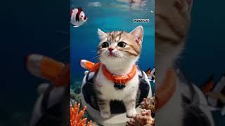 Guess where is the kitten🫣 #cat #kitten #pets #cute #cuteanimal #generativeai #catworld