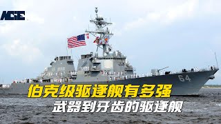 为什么伯克级驱逐舰是世界顶级的驱逐舰，伯克级堪称武装到牙齿