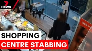 Man charged in Melbourne shopping centre stabbing | 7NEWS