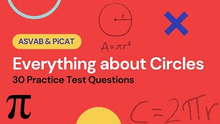 Everything You Must Know About Circles for the ASVAB & PiCAT #acetheasvab with #grammarhero #afqt