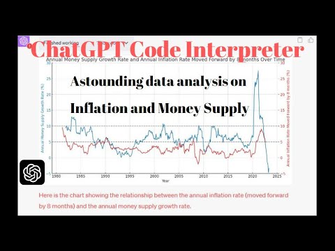 ChatGPT Code Interpreter a Game Changer! Data analysis of Inflation & Money Supply #CodeInterpreter