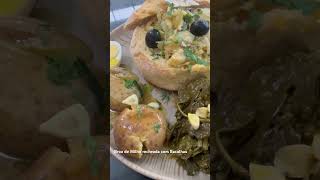 Broa de milho recheada com Bacalhau #mar&serra