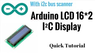 Arduino LCD i2C Screen Display Tutorial