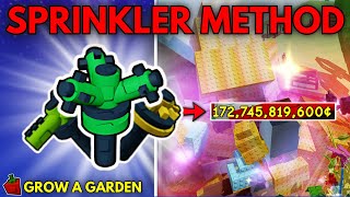 New Sprinkler Method Made Me 170 BILLION in Grow A Garden!