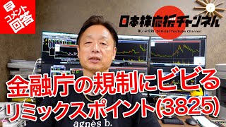 金融庁の規制にビビるリミックスポイント(3825)【コメント回答】