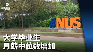 大学毕业生月薪中位数增加