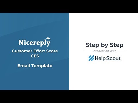 Inserting Nicereply CES survey into Help Scout signature