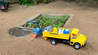 How to make water pump tractor science project - @Santroyce