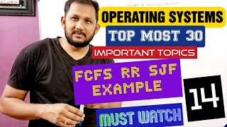 FCFS RR SJF mathematical problems #makaut #os @anantadevpal