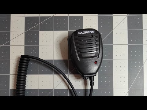 microphone modification baofeng UV-5R mic
