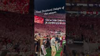 Spend my dollar 🎶 Alabama packed out during the first Dixieland Delight of the season #rolltide