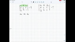 Find the determinants in Exercise , assuming that\begin{vmatrix}a & b &c \\ d&e&f\\ ... | Plainmath