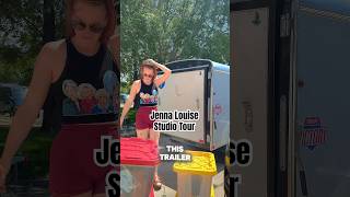 Jenna Louise Art Tour: Inside My Chaotic & Beautiful Art Studio #artstudio #creativespace