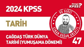 47) KPSS Tarih Çağdaş Türk Dünya Tarihi - Yumuşama Dönemi  Sinan Doğan #kpsstarih #2024kpss