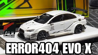1/64 Lancer Evolution X Varis Pearl White by Error404. Full review.