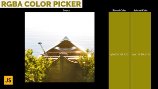 RGBA Color Picker Using HTML, CSS & Vanilla JavaScript | CodeExpress