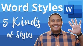 Understanding the 5 Kinds of Word Styles