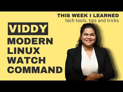Viddy, a modern Linux watch command | open source | time travel output