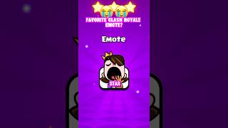 Favorite Emote 🤩 #clashroyale #clash #clashofclans #coc