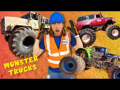 Monster Truck Show | Handyman Hal learns all about Monster Trucks