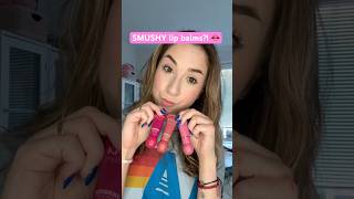 SMUSHY lip balms?! 👄 #shorts #makeup #lipbalm