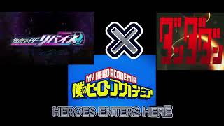 KR REVICE × DANDADAN × MHA HEROES ENTERS HERE OFFICIAL LOGO TRAILER