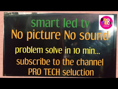 How to repair smart led tv no picture no sound fault repair #smart led tv repair seluction