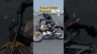 Wow, small rotations! The king of #grom Rank B, Mr. Motoda #motogymkhanajapan