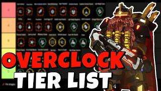 Deep Rock Galactic Engineer Overclock Tier List