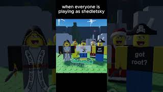 when everyone is playing as shedletsky || #forsakenroblox #c00lkidd #shedletsky #animation #roblox