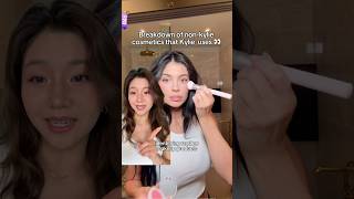 Makeup that Kylie Jenner ACTUALLY uses👀 (non kylie cosmetics) #makeup #beauty #kyliejenner