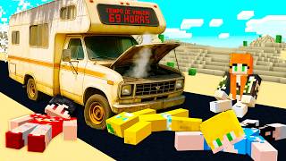 Passamos 72 HORAS na ESTRADA do minecraft