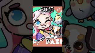 2019 VS 2025 💛#awatarworld #pazu #tocaboca #shorts #tocalifeworld #gaming