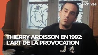 Thierry Ardisson : l'art de la provocation - Interview en 1992 - RTBF Archives