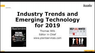 Best Practice Webinar: Industry trends and emerging technology for 2019