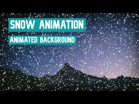 Snow Falling Animation (Basic Level)