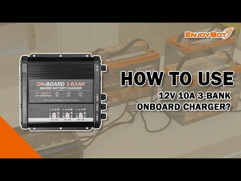 How to Use the Enjoybot 3 Bank 12V 10A On-Board Battery Charger | Full Setup & Operation Guide