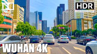 Wuhan, China 2025-4K HDR - Driving Downtown, Hankou Driving Tour