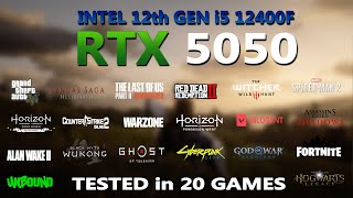 RTX 5050 + INTEL i5 12400F Gaming Benchmark Test | Tested in 20 Games | Best Budget Gaming Combo? |