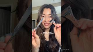 SPATULA VS THIN MAKEUP BRUSH? 🫡✨ #makeup #makeuptips