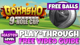 MASTER PLAY-THROUGH | Gokasho Legacy 9-Hole Cup | Gokasho Bay | Golf Clash Guide Tips