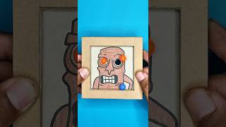 Tung Tung Sahur horror DIY Cardboard Pinballs Game #painting #diy #art #shorts #trending #papercraft