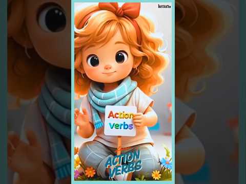 Action Verbs Song for Kids | Run, Jump, Walk & More | Cute Baby Animation | InstantAI
