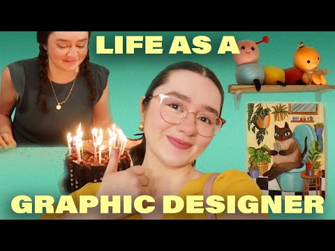 🎨life as a graphic designer vlog