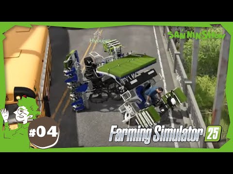 #4 「ようやく農業か」農業生活　視点：鉄塔 with 標準【Farming Simulator 25】