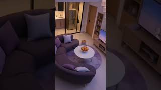 "Modern Light Purple Loft Tour | Cozy 2-Level Apartment Aesthetic" #home #aesthetic #interiordesign