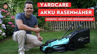 The Yardcare Cordless Lawnmower - An affordable cordless lawnmower for small gardens up to 300 sq...