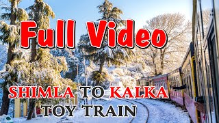 Shimla to Kalka | Mountain Railways of India | Toy Train Full Journey