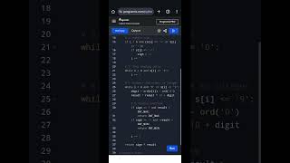Custom Implementation of atoi() in Python Without Using int() | Coding Interview Question